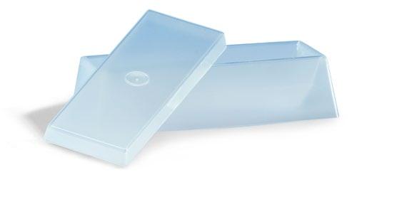 reservoir, non-sterile, PP Transparent, with lid to guard against contamination and spilling out of contents during movement. Optimally suited for working with multichannel pipettes.