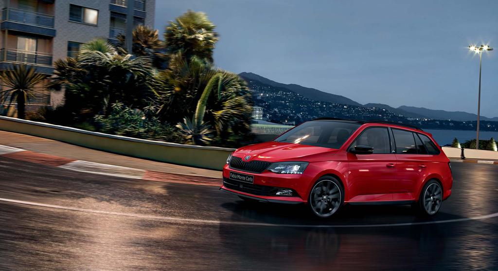 And you get the exciting ŠKODA Fabia Monte Carlo.
