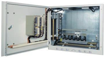 Components Low-voltage compartment Features Low-voltage compartment f accommodation of all protection, control, measuring and metering equipment Partitioned safe-to-touch off the high-voltage part