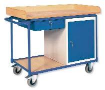4 Cupboard trolleys with numerous variations!