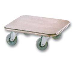 Low-noise wheels Designed for use in the chemical and food industries where water, moisture and salt are present.