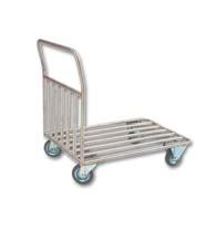 TRUCKS AND TROLLEYS STAINLESS STEEL 4 For load of 400 to 500 kg!