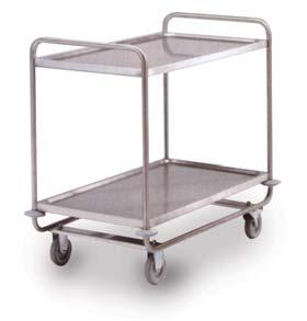 895 mm 4 Distance between shelves: 585 mm 4 Work surfaces:1000x600 mm 111TA5942 Trolley with 4