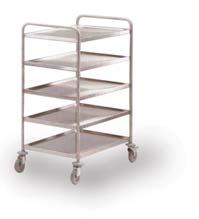 111TA5950 Serving trolley with 3 shelves Capacity: 100 kg Serving trolley with 5 shelves!