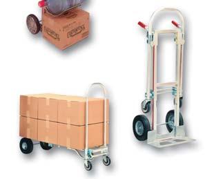 Solid tyres 4 Gemini hand trolley for double usage 4 Ideal for large loads Pneumatic tyres Solid tyres ALUMINIUM HAND TROLLEYS Pneumatic tyres REF 107TA8280 Gemini Senior 4 Platform length: 1300 mm 4