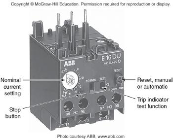 Motor Overload Relays Overload protection devices have Trip