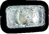 Head Lamps 326 X 214 mm 12V/24V H4 Tata 1312/1612 Rationalised Head Lamp P 45T (with motor)