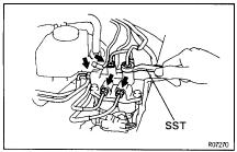TRACTION CONTROL SYSTEM (TRAC) BR121 TRAC ACTUATOR REMOVAL Installation is in the reverse order of removal. AFTER INSTALLATION, BLEED (See page BR7) AND BLEED TRAC SYSTEM (See page BR9) 1.