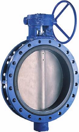 Resilient Seated Butterfly Valves Large Diameter Valves Keystone Figure 106 (Double Flange) This valve is used in many applications where large diameter valves are necessary, in such industries as