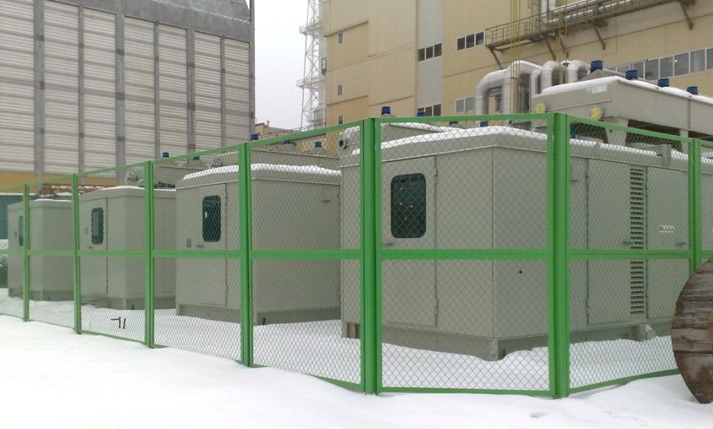 locally available. Four (4) identical Eltacon fuel gas booster compressors on a gas fired power plant in Russia.