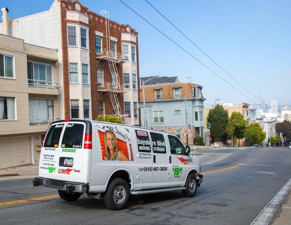 U-Haul Truck Share 24/7 is one of the lowest cost investments in infrastructure a city can make because it requires no subsidy, no grant funds or added improvements.