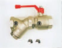 ISOLATION VALVES C620 FILTRACIM - COMBINED FULL BORE BALL VALVE AND STRAINER - CODE SIZE C620 C620 32 1 1/4-40 1 1/2-50 2 - BS21 PARALLEL THREADS - MOP 58 TO 40 BAR - TEMP.