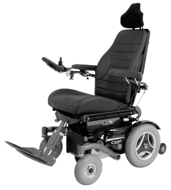 Design and Function Design and function General The Perobil C350 is an power wheelchair for outdoor and indoor driving intended for persons with functional ipairents.