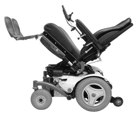 For safety reasons, the seat s electrical functions ay in certain situations restrict the usage of other seat functions or the wheelchair s axiu speed.