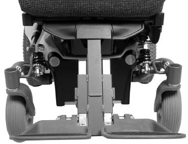 Design and Function Leg rest WARNING NOTE! The following applies only if your wheelchair is equipped with separate foot plates.