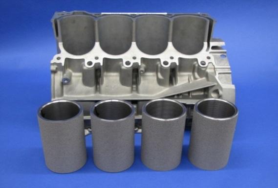 Alu-Engine Block instead insteadofof High-Pressure Water Jet Grey Cast Iron Cylinder Linders Grey Cast Iron