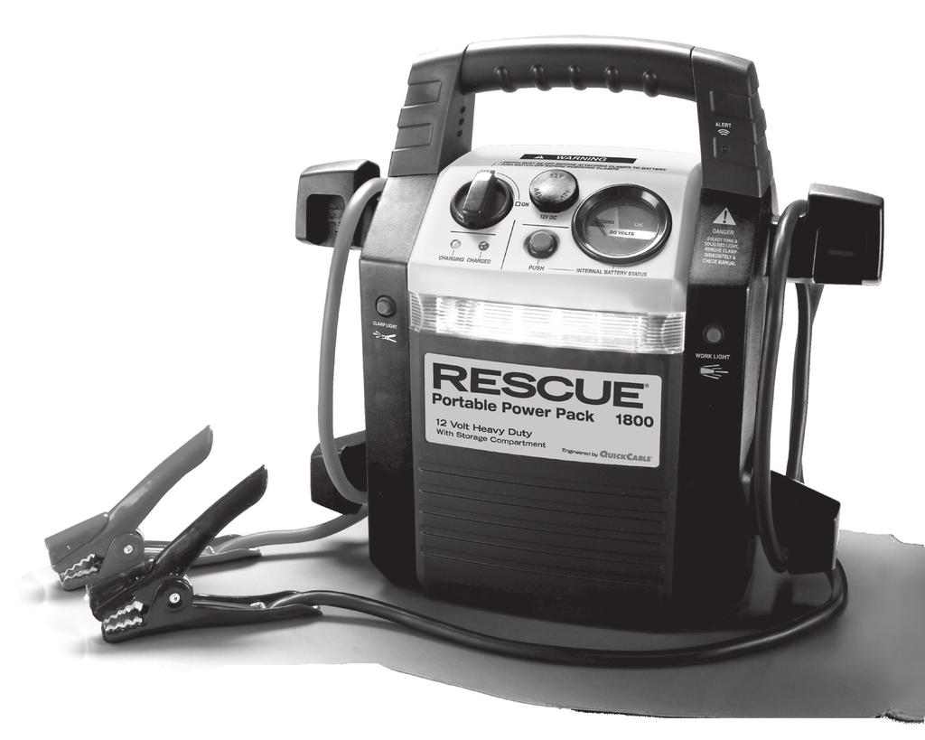 RESCUE PORTABLE POWER PACK LIMITED WARRANTY Do Not Return the Portable Power pack to the Place of Purchase.