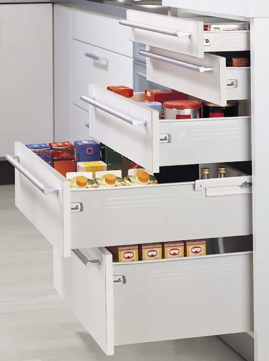 As a single-walled MultiTech drawer system, MultiTech from Hettich provides