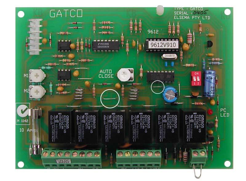 To operate a single motor from a double motor controller card. The GATCO12DE AND GATCO24DE control boards can be operated with a single motor only.