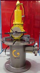 Test UnitS unigrind Clamping systems For existing valve test units we supply hydraulic clamping systems for Safety Relief valves, shut-off valves and control valves.