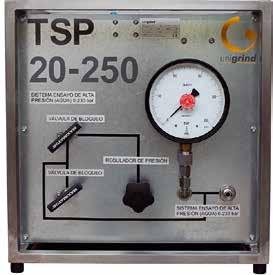 The test unit can be used in all applications where high pressure and low flow rates are required.