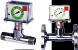 DP06 Paddle bellows flowmeter and switch for liquids 3/8 up to 2 threaded or