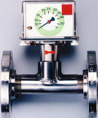 of 1 or 2 independently adjustable microswitches Insensitive to electromagnetic fields Easy installation, for piping up to DN 600 Description: The flow meters and switches model DP06 operate