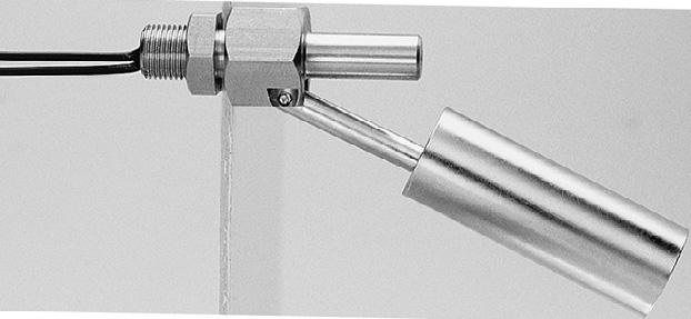 Level Measurement and Monitoring FS15 Miniature Level Switch for horizontal mounting compact design only one mechanically moveable part mounts horizontally into a tank wall complete of stainless