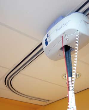 There is a full range of Maxi Sky ceiling lifts that includes a portable lift, Maxi Sky 440,