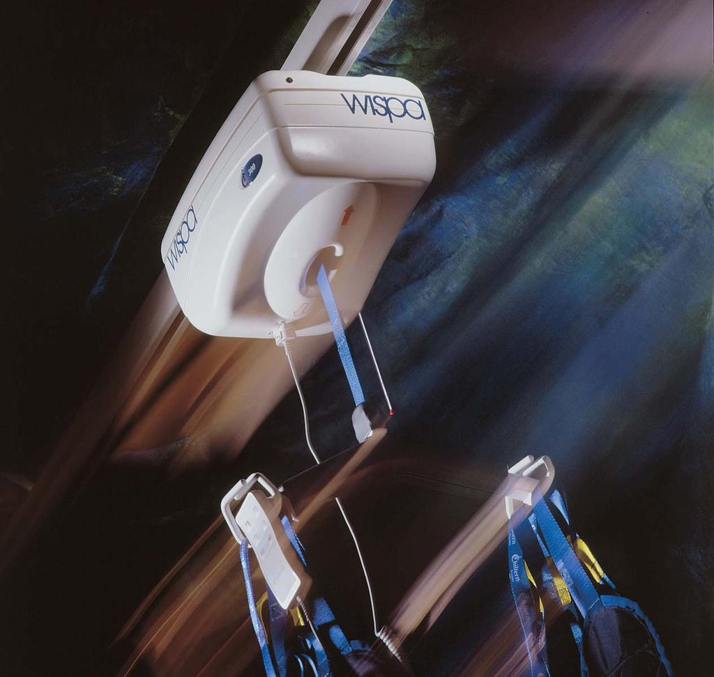Moving and Handling Wispa 200 and 300 Series Ceiling Mounted Hoist Range