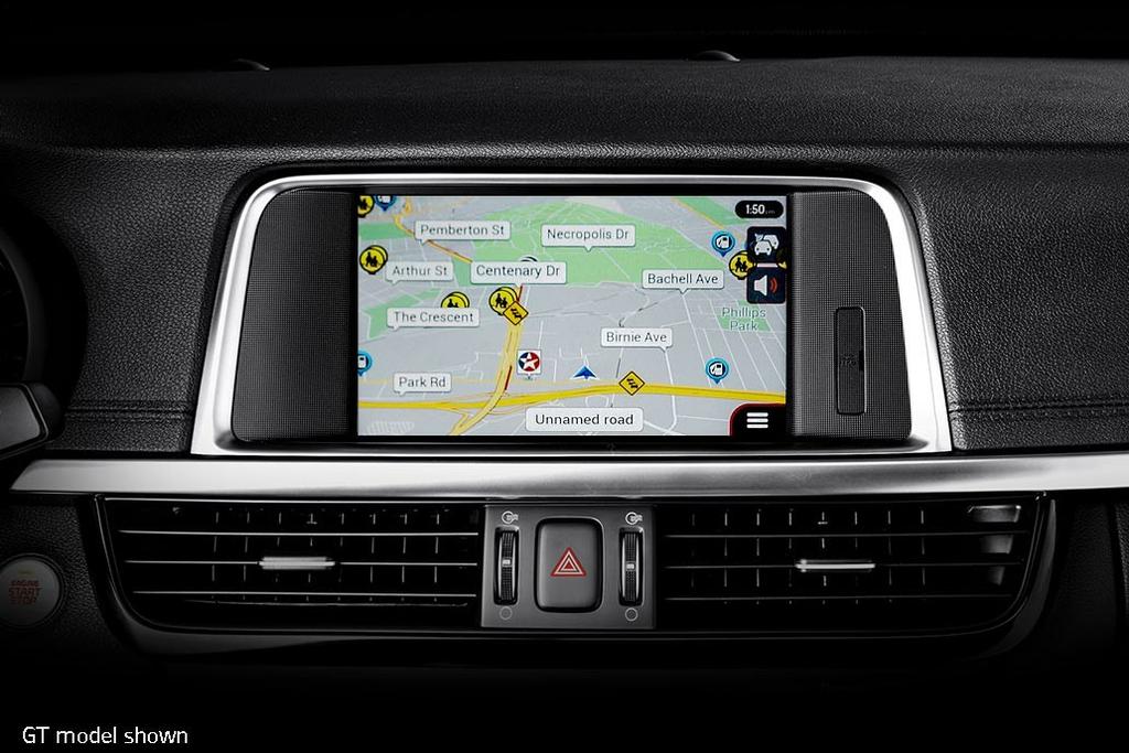 8-inch Touch Screen With Satellite Navigation Enjoy the clarity of a large 8-inch touch screen infotainment
