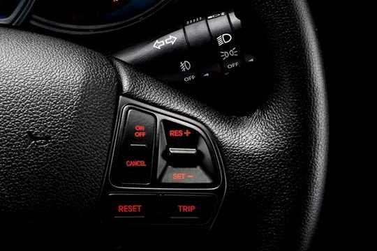 Cruise Control Perfect for motorway driving, the cruise control switch is