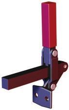 1.31 Vertical Hold Down Clamps Series 528 Product Overview Features: Hardened steel bushings at pivot points for long life Solid bar may be modified to suit application requirements Applications: