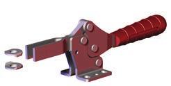 2.13 Horizontal Hold Down Clamps Series 227 Product Overview Features: Low profile Large handle clearance in the open position.