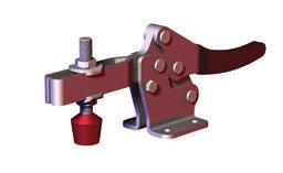 Horizontal Hold Down Clamps 2.18 Series 245 Standard Clamp Dimensions 245-U Flanged Base U-Bar [3.20] 81,3 [0.53] 13,5 [1.37] 34,7 OPENING M12 OR 1/4 IF SUPPLIED [4.24] 107,8 [1.00] 25,4 [2.
