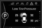 Tyre pressure monitoring system (TPMS) Keeps track of the pressure inside each of