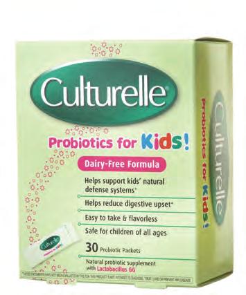 3 Digestive Health / Probiotics & Immunity Culturelle Between work, school, the playground, and even home, your family s immune systems are constantly being challenged.
