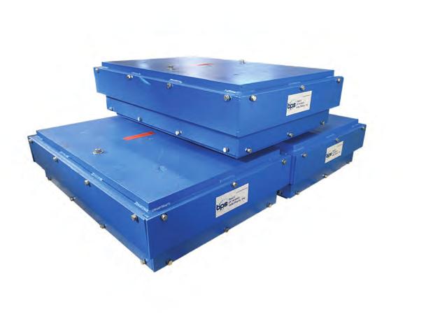 BPS shredder isolation mounts are designed to reduce vibration and shock from impact