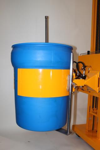 designed to grip 5-gallon plastic and steel pails for dispensing.