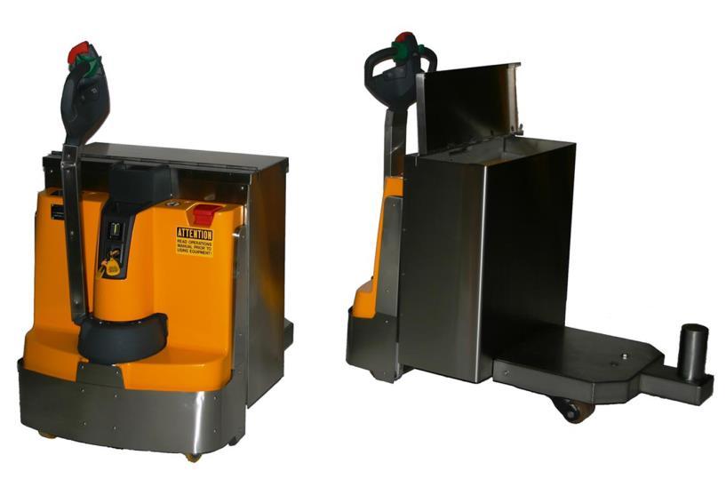 HAULERS WITH FORKS - COUNTER-BALANCED WALKIE STACKERS Model CW60084F with 24" forks