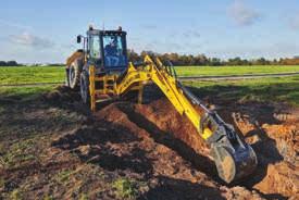 11 Backhoe Standard features include: Curved arm design for easier loading over trailer sides and obstacles