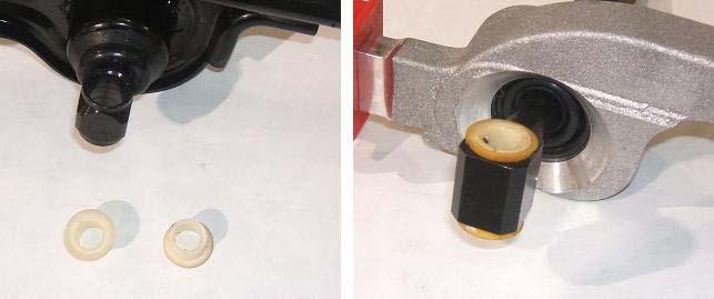 19. Remove the two (2) nylon bushings from the shifter arm.