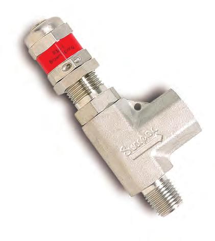 Spring-loaded relief valves can be added to a reactor or vessel to: Relieve pressures near the maximum operating pressure. Reseal once excess pressure has been relieved.
