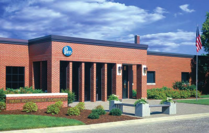 Founded in 1899 by University of Illinois Professor S.W. Parr, Parr Instrument Company has consistently strived to provide for its customers the very best in product, service and support.