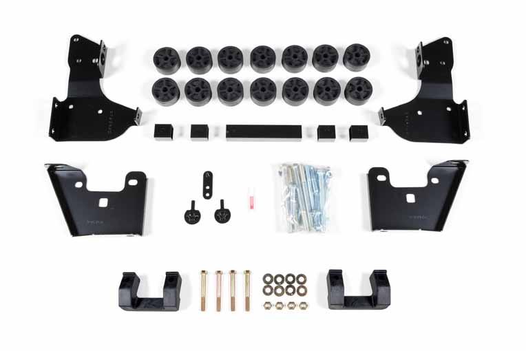 *Important* Verify you have all of the kit components before beginning installation. Kit Contents Qty Part Qty Part 2 Strut Spacer 2 14mm-2.00 x 150mm bolt 1 Bolt Pack 646 - Strut Spacer 2 12mm-1.