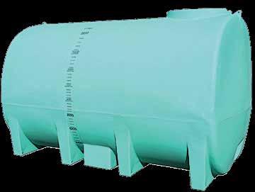 Distinctive Benefits Exclusive, specially-formulated polyethylene Order with ball baffles to reduce surge and increase stability UV-stabilized to withstand the elements
