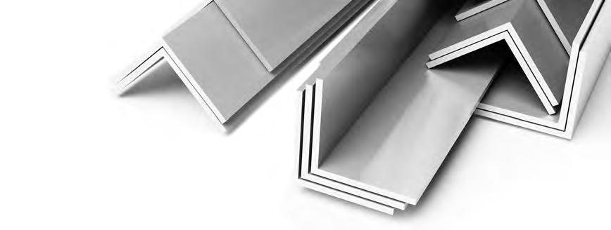 Metric Aluminum Equal Angles ALUMINUM 6060 T6; (Extruded), EN 573-3, EN 755-2, EN 755-9 SIZE WEIGHT EST. LBS. kg/m PER FT. SIZE WEIGHT EST. LBS. kg/m PER FT. SIZE WEIGHT EST. LBS. kg/m PER FT. 10 x 10 x 2 0.
