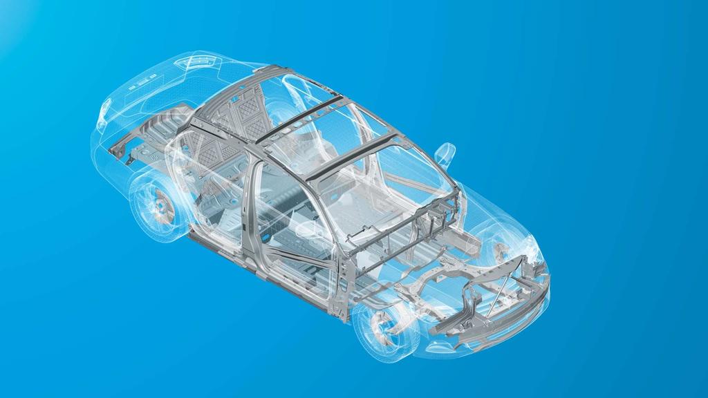 Metal structures for the automotive industry Passenger cars