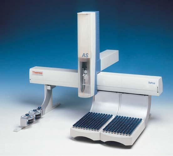 TriPlus GC Autosampler Flexible sampling solutions for liquid, headspace and SPME Quick installation for easy start-up Double productivity with simultaneous operation