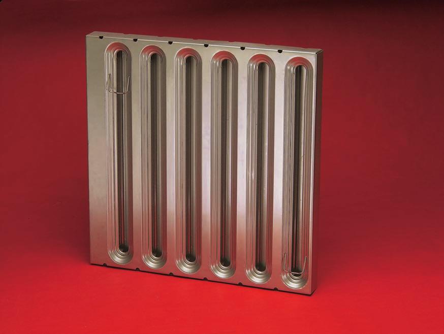 TRAPPER GREASE FILTERS Stainless Steel and Aluminum Models U.S. Patent No.